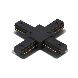 Конектор X-подібний PROLUM&trade; для трековой системы М27; Чорний 781014 фото