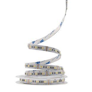 Світлодіодна LED стрічка PROLUM&trade; 12V; 5050\60; IP20; Series "PRO", RGB + CCT 320017 фото