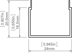 Рассеиватель G-K молочный, 1 метр KLUS_17007_1 фото