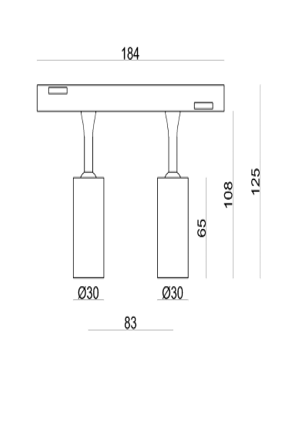 Светильник 2х3W 40&deg; CREE1304 240LM 4000К (ALMG-M03-2 4K WH) ALMG-M03-2 4K WH фото