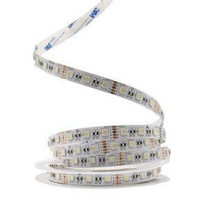 Світлодіодна LED стрічка PROLUM&trade; 12V; 5050\60; IP20; Series "PRO", RGB + W 320016 фото