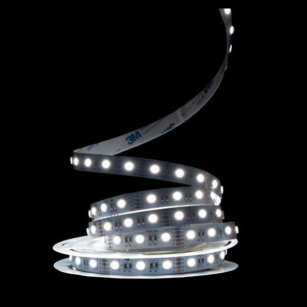 Светодиодная LED лента PROLUM&trade; 12V; 5050\60; IP20; Series "PRO", RGB + W 320016 фото