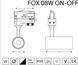 Світильник трековий FOX ON-OFF Ideal lux 283920 Ideal lux_283920 фото 3
