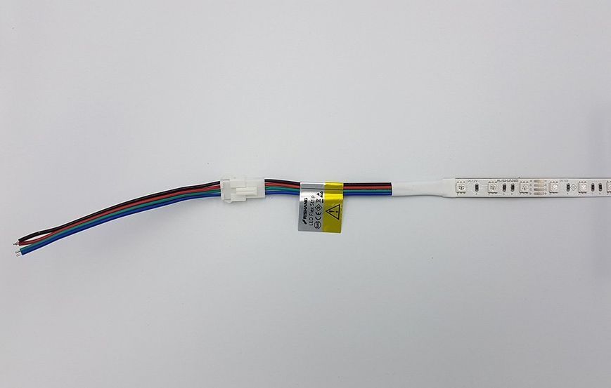 LED стрічка RISHANG 60-5050-12V-IP65 12.9W RGB 5м (RD6060AQ) 1710 фото