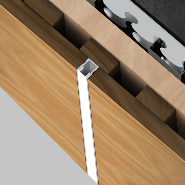 LED-профіль slim врізний анодований COLORS 2,5 метра (LS0709_2,5) 2697 фото