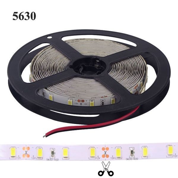 Світлодіодна LED стрічка гнучка 12V PROlum&trade; IP20 5630 \ 60 Series "S" 320033 фото