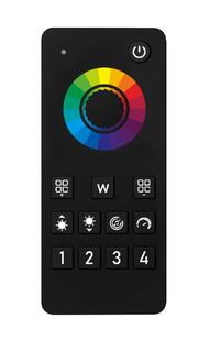 Пульт управління PROLUM 4-Zone; RGB; Wi-Fi; TUYA; TOUCH; Чорний; Series: HomeLink 404031 фото