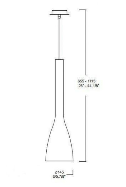 Светильник подвесной Flut SP1 Big Bianco IDEAL LUX 035666 IDEAL LUX_035666 фото