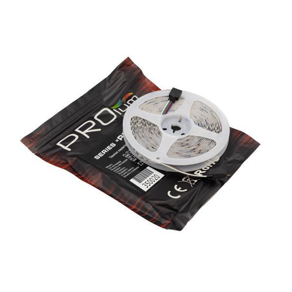 Світлодіодна LED стрічка PROLUM&trade; 24V; 3535\120; IP20; Series "PRO", RGB 350020 фото