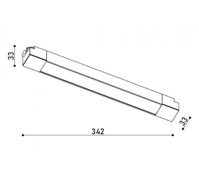 Світильник трековий однофазний KLOODI KD-LINE TR342 PC 20W 3K WH KLOODI_KD-LINE TR342 PC 20W 3K WH фото