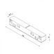 Соединение линейное KLOODI KDMG-ZM 180 WH KLOODI_KDMG-ZM 180 WH фото 2