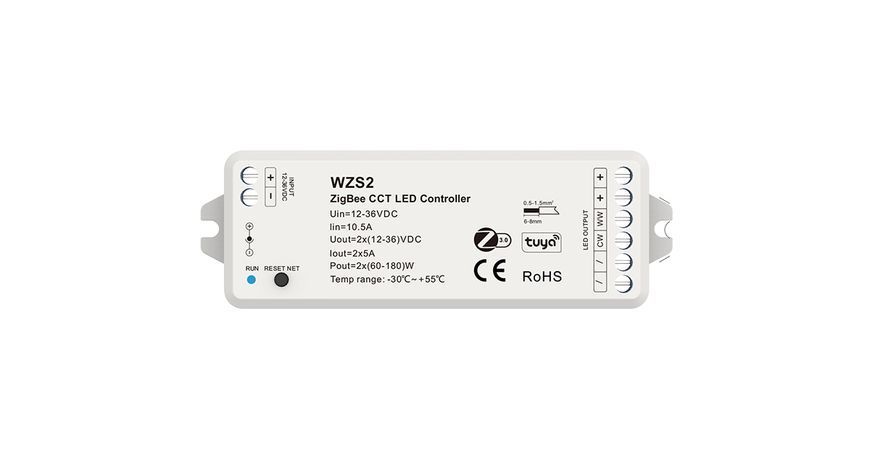 LED-контролер DEYA CCT 12-36VDC, 5A*2CH (WZS2) 2163 фото