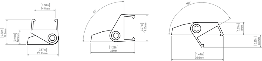 Монтажный кронштейн REG-PD-UV KLUS_24270 фото
