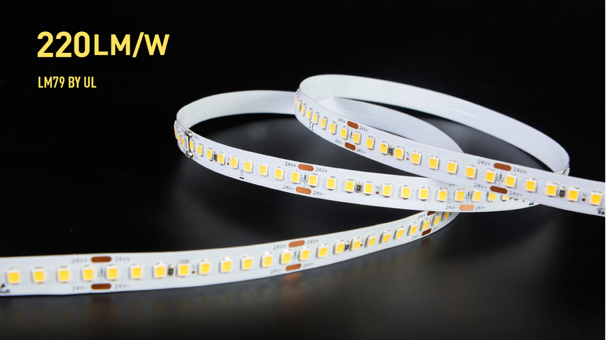 LED стрічка COLORS 192-2835-24V-IP20 16W 2380Lm 6000K 5м (D8192-24V-10mm-W) 2473 фото
