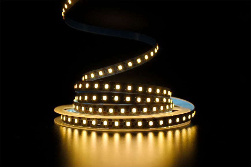 Світлодіодна LED стрічка PROLUM&trade; 5V; 2835\120; IP20; Series "S", Тепло-білий (2800-3200K) 311004 фото