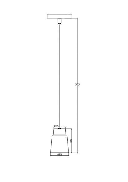 Светильник подвесной 9W 15&deg;/24&deg;/36&deg; CREE1507 720LM 3000К (ALMG-M27 3K BK) ALMG-M27 3K BK фото