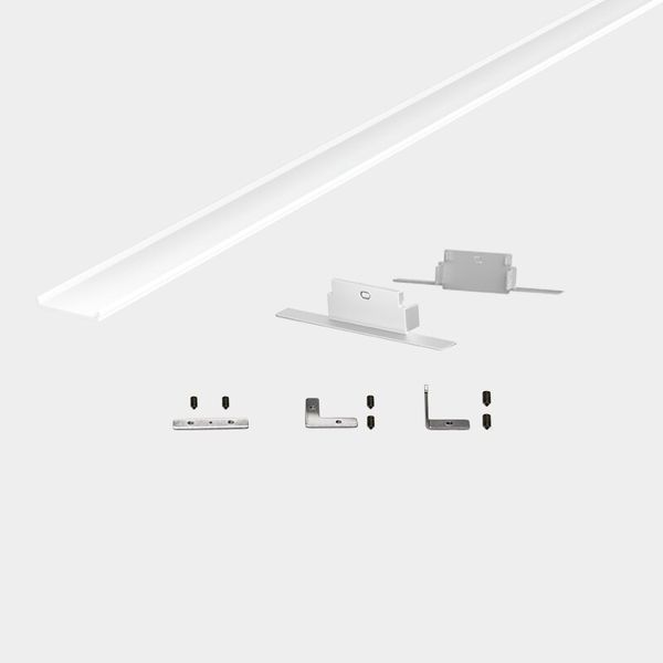 LED-профиль MLG под шпаклевку LD8820 с рассеивателем, 2 метра LD88201_2 фото