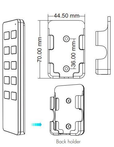 Пульт DEYA ZigBee CCT-контролера на 1 зону (R2(WZS)-Black) 2167 фото