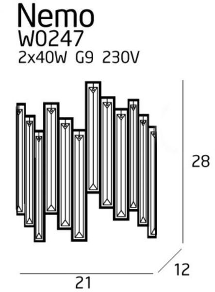 Бра NEMO MAXLIGHT W0247 MAXLIGHT_W0247 фото