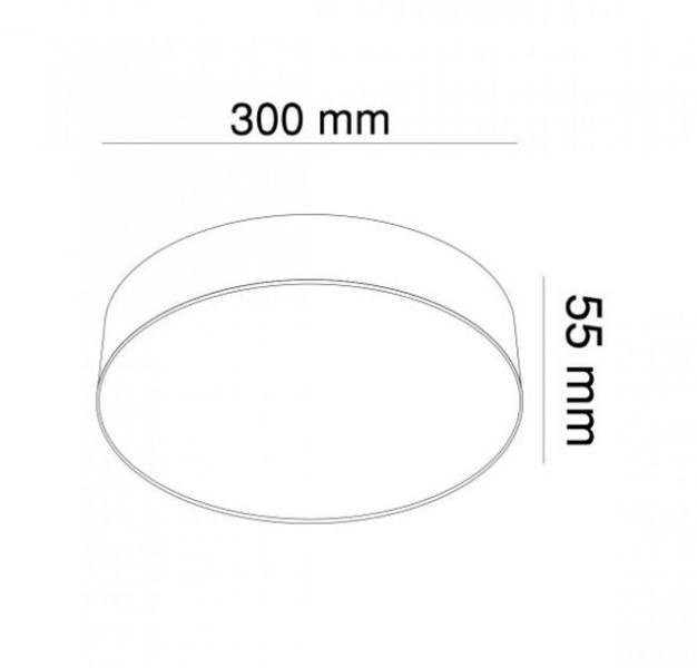 Потолочный светильник MONZA KLOODI KD-MONZA300 36W 3К BK KLOODI_KD-MONZA300 36W 3К BK фото