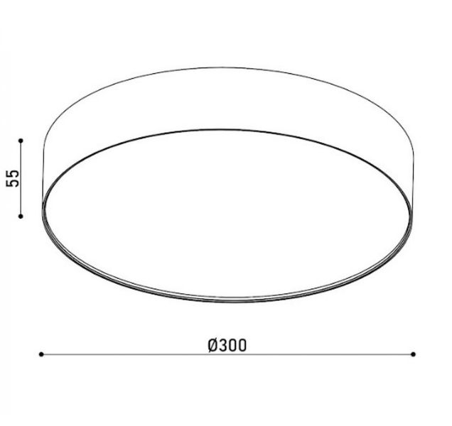 Потолочный светильник MONZA KLOODI KD-MONZA300 36W 3К BK KLOODI_KD-MONZA300 36W 3К BK фото