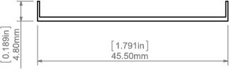 Розсіювач KLUS LIGER-50 матовий молочний, 3 метри (KLUS_B17086M_3) KLUS_B17086M_3 фото