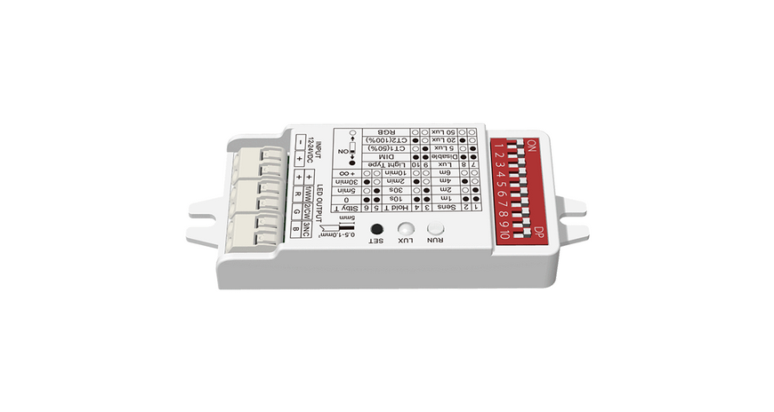 LED-контролер DEYA Мікрохвильовий датчик руху+RF 12-24VDC, 2A*3CH (V3-PM) 2870 фото