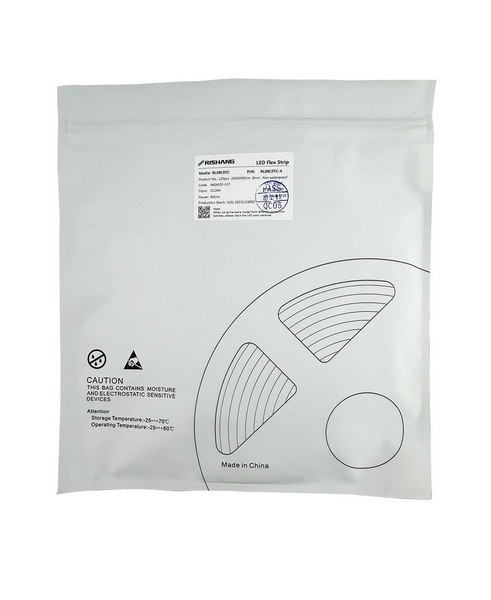 LED лента RISHANG 120-2835-24V-IP20 9W 810Lm 4000K 10м (RL08С0TC-4-NW) 2603 фото