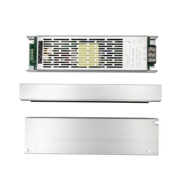 Блок питания PROLUM SLIM 2в1 Triac/0-10V; 240W (DC24V; IP20; 10А) SERIES "SPT" PRO 252007 фото