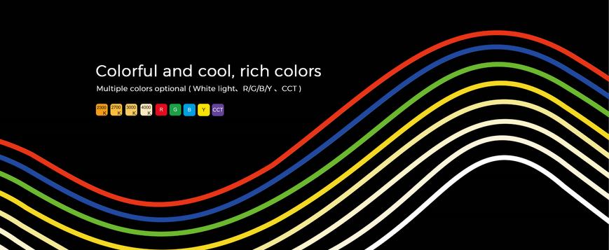 Гнучкий неон COLORS 24V IP65 7,2W 240Lm 4000K 5м (NMS0410-NW) 1827 фото