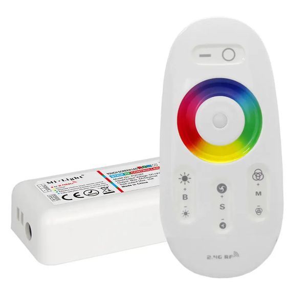 Контроллер RGB + W PROLUM (RF; 5K; сенсорний; 24A; Білий) 402027 фото