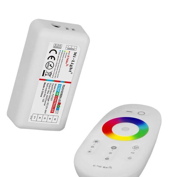 Контроллер RGB + W PROLUM (RF; 5K; сенсорний; 24A; Білий) 402027 фото