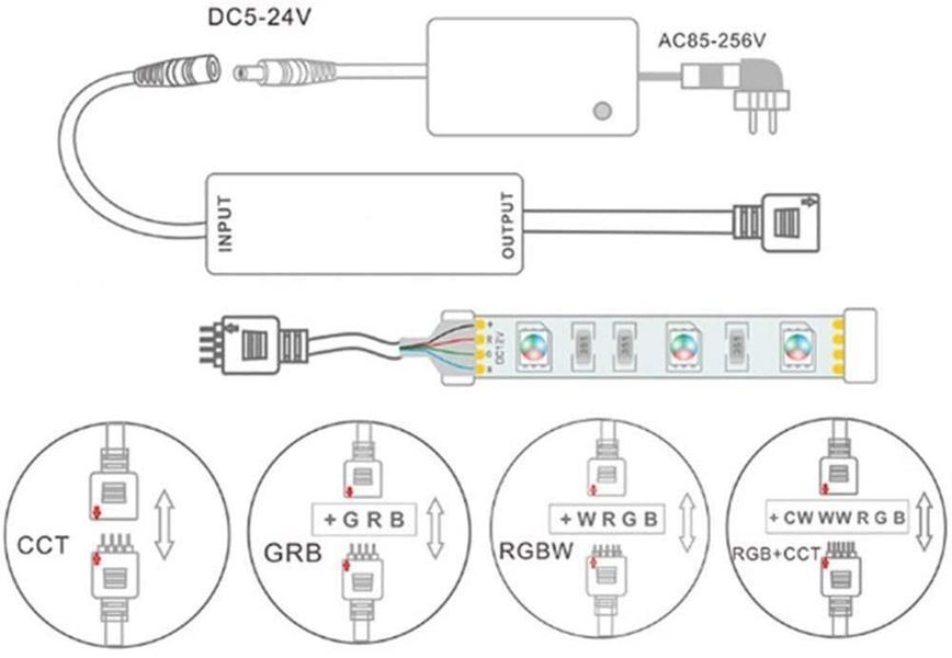Пульт RGBW-контролера (C-6a-rf-rgbw) C-6a-rf-rgbw фото