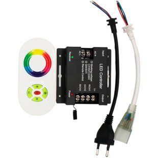 Контроллер 220V NEON RGB 10х20 &ndash; AC-6 (1500W; RF; 28K) 402025 фото