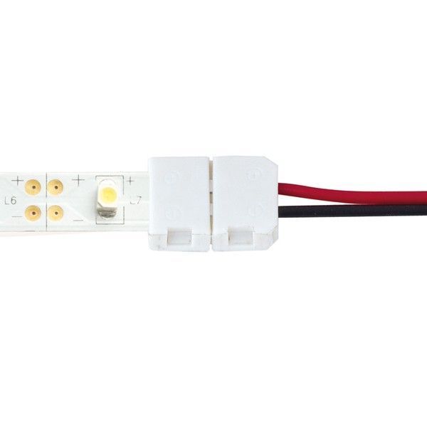 Кабель PROLUM&trade; для стрічки 8мм, 2835\3528, + 1 затиск 503001 фото