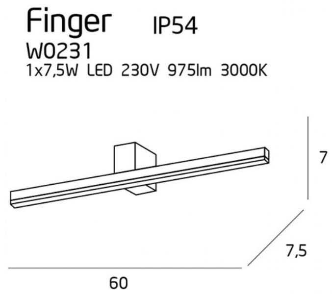 Светильник для ванной FINGER MAXLIGHT W0231 MaxLight_W0231 фото