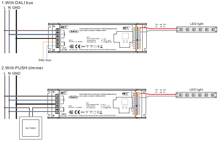 Димер DALI 8.32A*1CH 24V, 200W (SRPC-TRIAC-24-200CV) SRPC-TRIAC-24-200CV фото