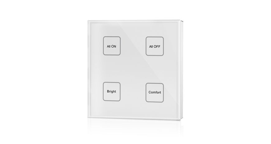 Сенсорна панель DEYA ZigBee на 1 зону (TS4(WZS)-White) 2171 фото
