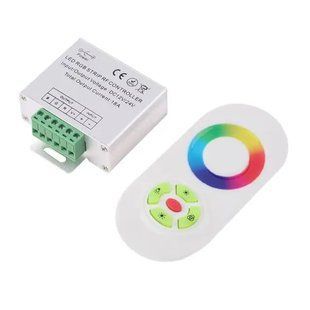 Контролер RGB PROLUM (RF; 5K; сенсорний; 18A; ЧИП; Білий) 402004 фото