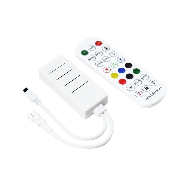 Контролер PROLUM SPI; RGB; Wi-Fi; TUYA; 24 кнопки; 3PIN; Series: HomeLink 404011 фото