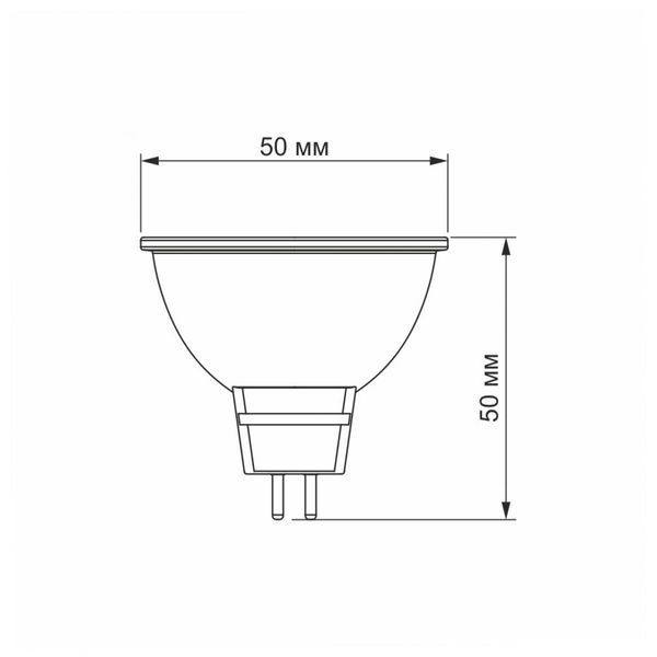 Лампа VIDEX MR16E 6W GU5.3 4100K 220V V Videx 297361 Videx_297361 фото