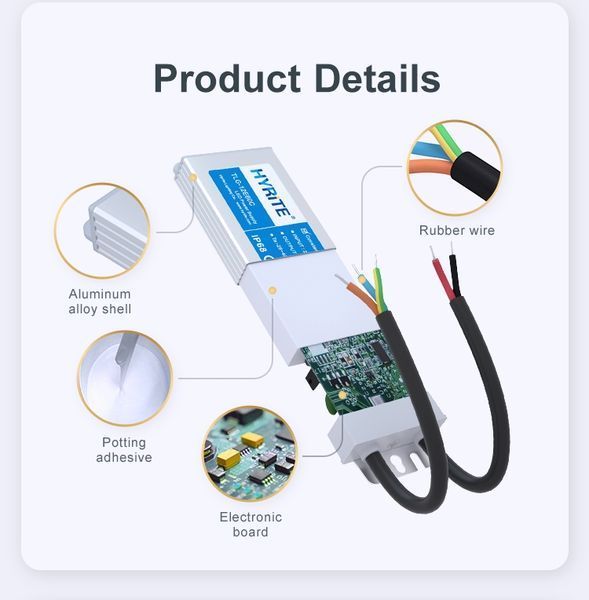 Блок живлення HYRITE Slim 300W DC24V IP68 (TLG-24E300C) TLG-24E300C фото