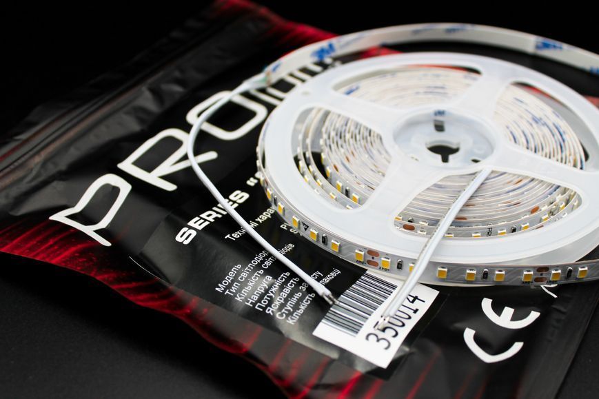 Светодиодная LED лента PROLUM&trade; 24V; 2835\120; IP20; Series "SG", Нейтральний-Білий (3800-4300K) 350014 фото
