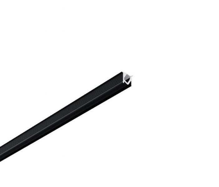 Врезной LED профиль с рассеивателем PC, 2м KLOODI KLP0910_2 BK фото