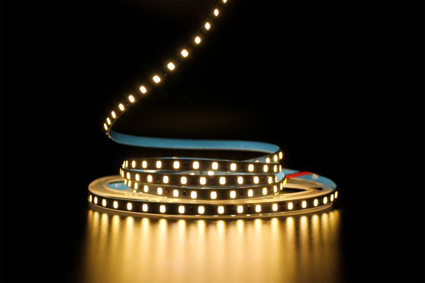 Светодиодная LED лента PROLUM&trade; 5 ММ 12V; 2835\120; IP20; Series "SG", Тепло-Білий (2800-3200K) 320120 фото