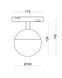 Светильник шар 7W 120&deg; Osram2835 560LM 3000К (ALMG-M21 3K BK) ALMG-M21 3K BK фото 2