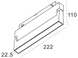 Світильник ALUMLED 12W 120&deg; Osram3030 960LM 4000К (ALMG-S104 12W 4K BK) ALMG-S104 12W 4K BK фото 2