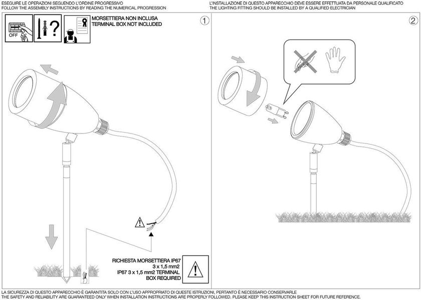 Світильникна ніжці Inside PT1 Antracite Ideal Lux 115412 IDEAL LUX_115412 фото