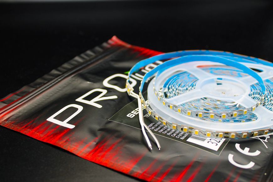 Светодиодная LED лента PROLUM&trade; 12V; 2835\120; IP20; S-TYPE Series "SG", Нейтральний-Білий (3800-4300K) 320121 фото