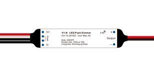 LED-контролер DEYA 12-24VDC, 3A*1CH, PUSH-DIM (V1-N) 2128 фото